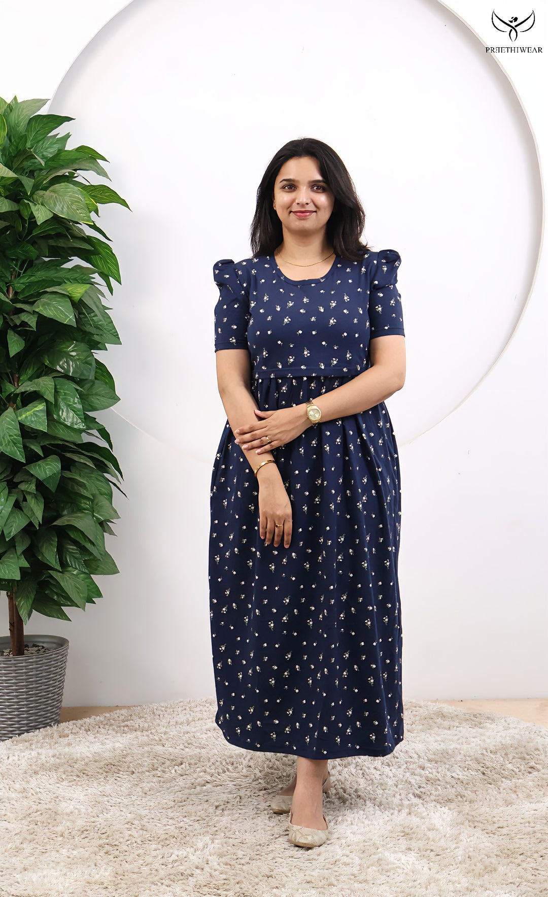 Nivrithi SoftCotton Full Length Maternity Loungewear