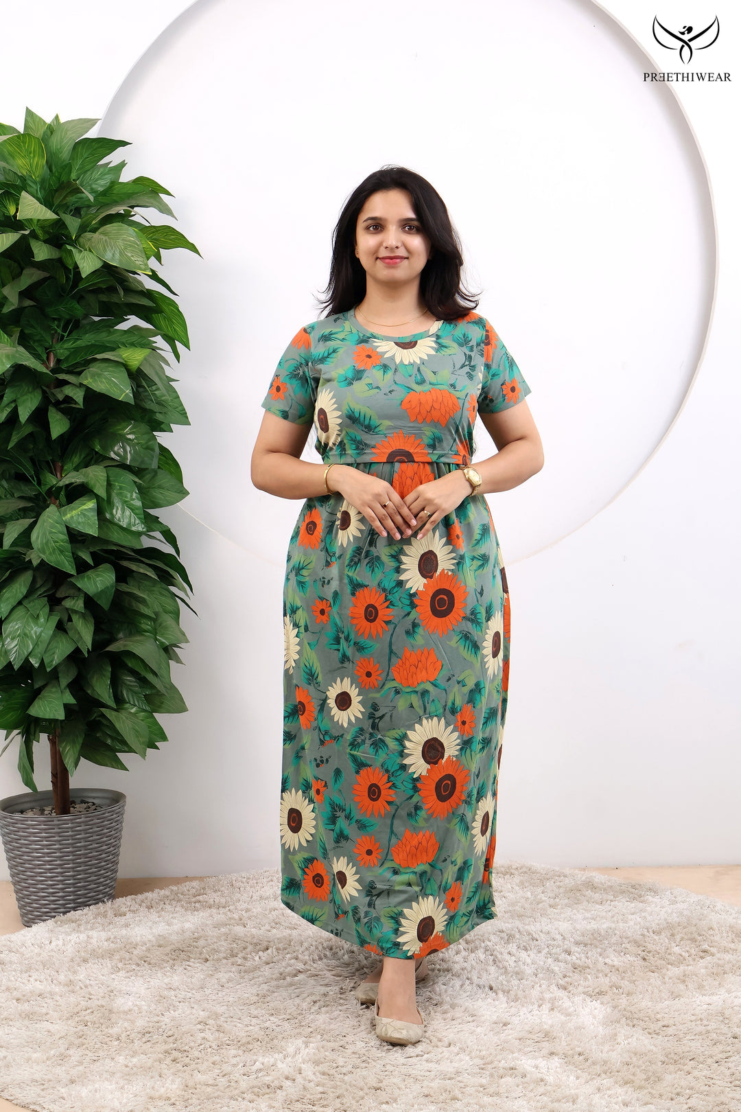 Avyira SoftCotton Full Length Maternity Loungewear
