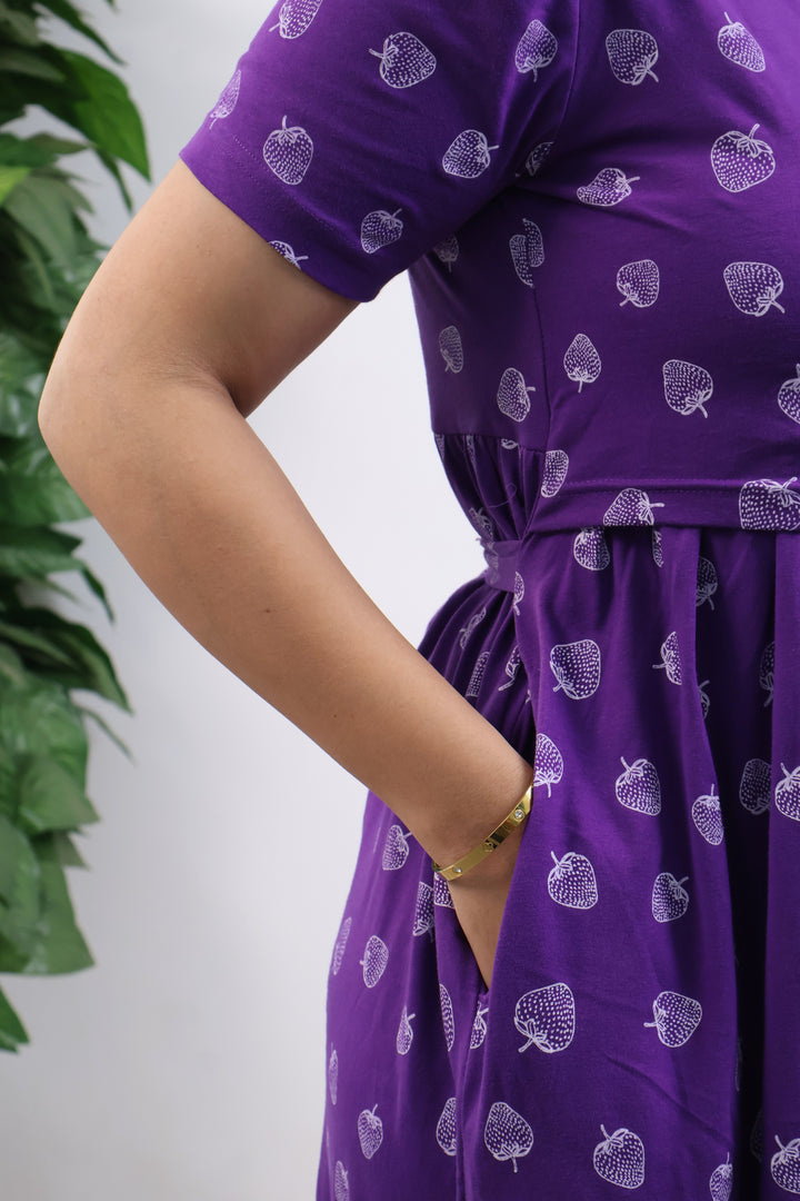 Hanusha SoftCotton Full Length Maternity Loungewear