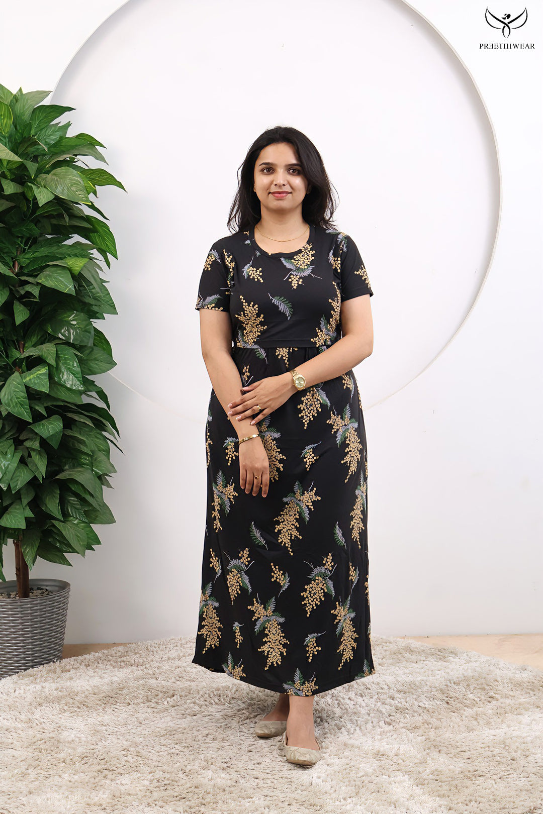 Tavisha SoftCotton Full Length Maternity Loungewear