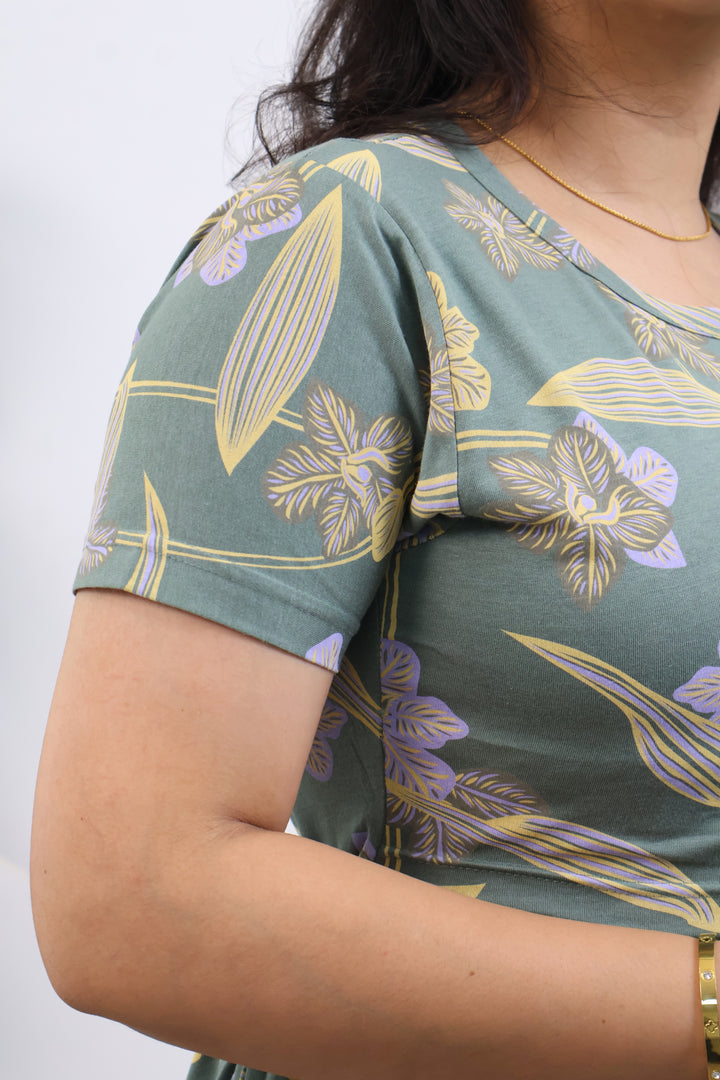 Yudika SoftCotton Full Length Maternity Loungewear