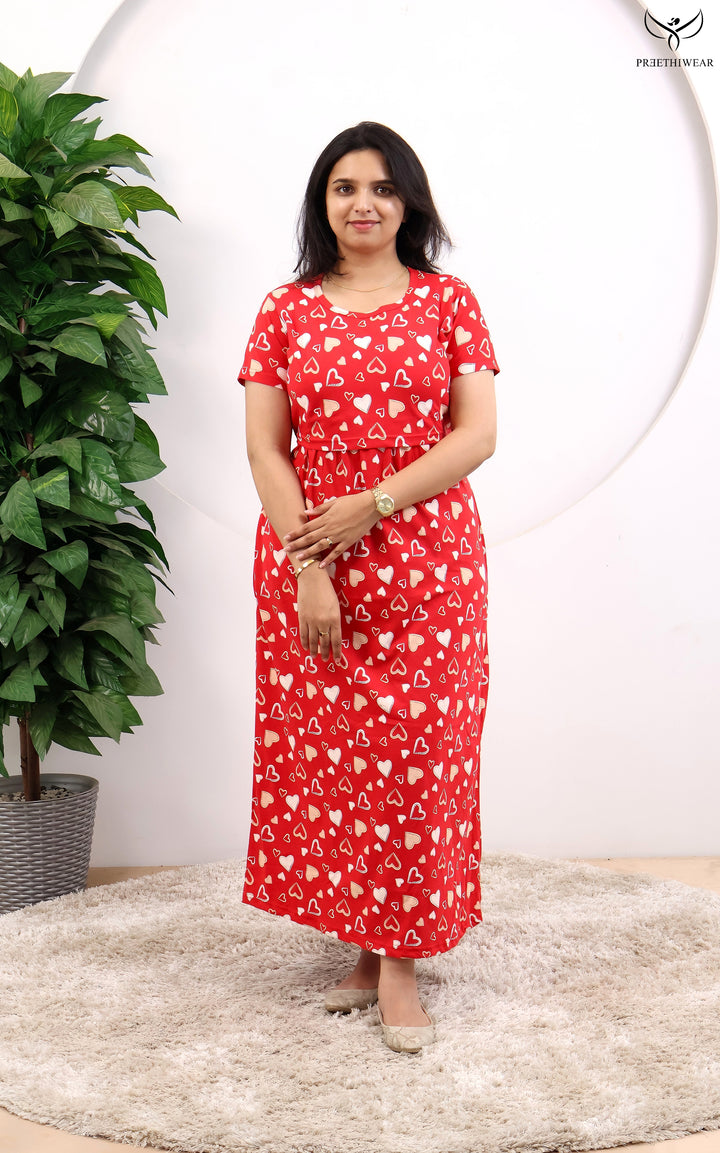 Epsy Soft Cotton Full Length Maternity Loungewear