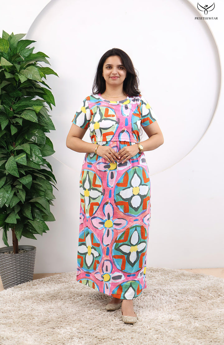 Ismira SoftCotton Full Length Maternity Loungewear