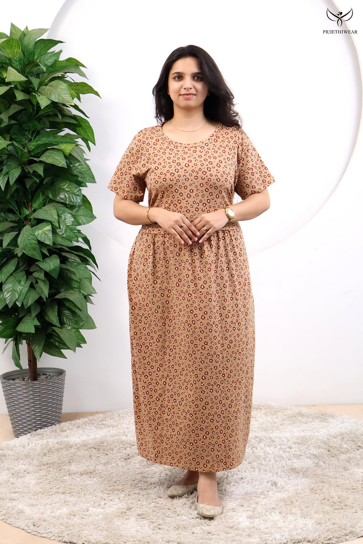 Ione SoftCotton Full Length Maternity Loungewear