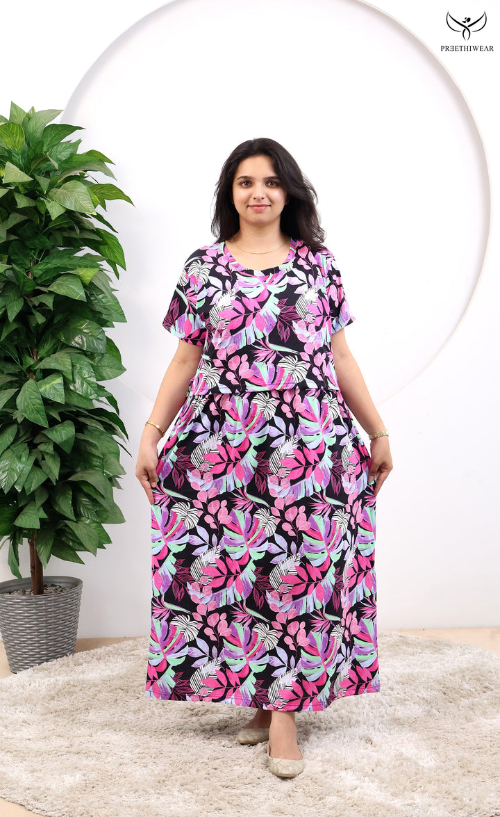 Inessa SoftCotton Full Length Maternity Loungewear