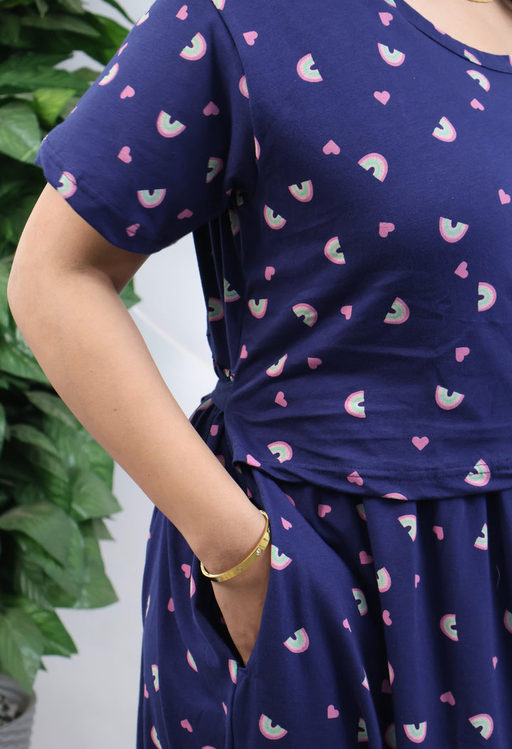Isla1 SoftCotton Full Length Maternity Loungewear
