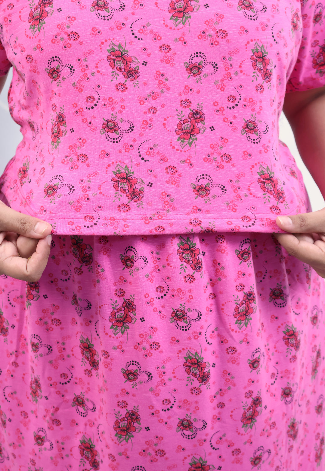 Cara1 SoftCotton Full Length Maternity Loungewear