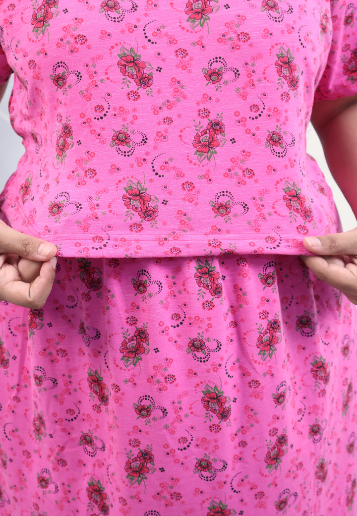 Cara1 SoftCotton Full Length Maternity Loungewear