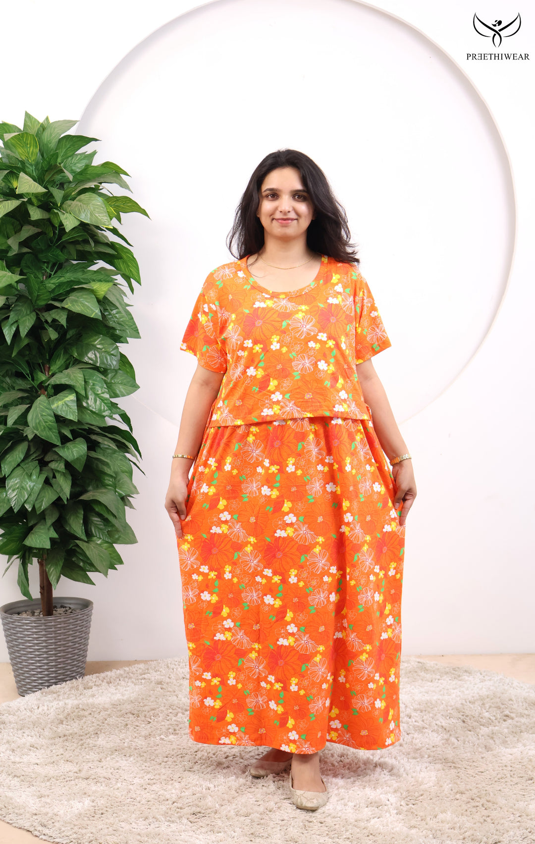 Zola SoftCotton Full Length Maternity Loungewear