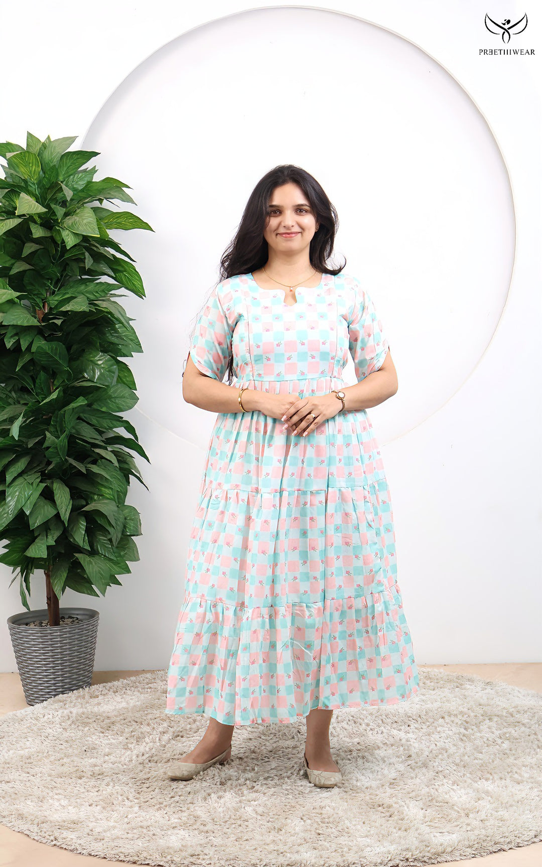 Jeevitha2 Maternity Dress