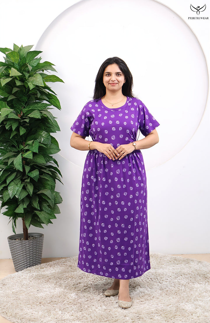 Mylah1 SoftCotton Full Length Maternity Loungewear