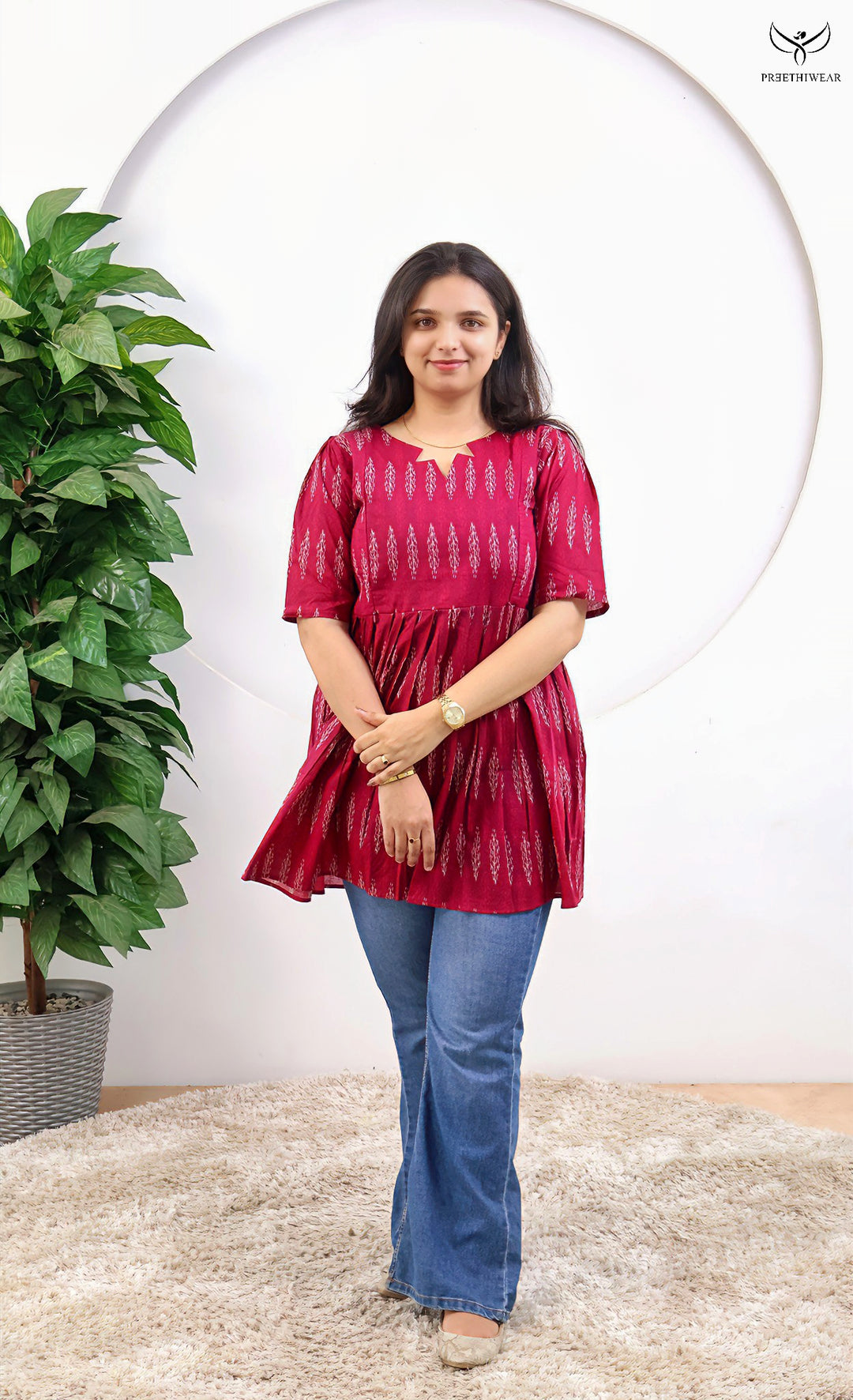 Amulya1 Maternity Dress