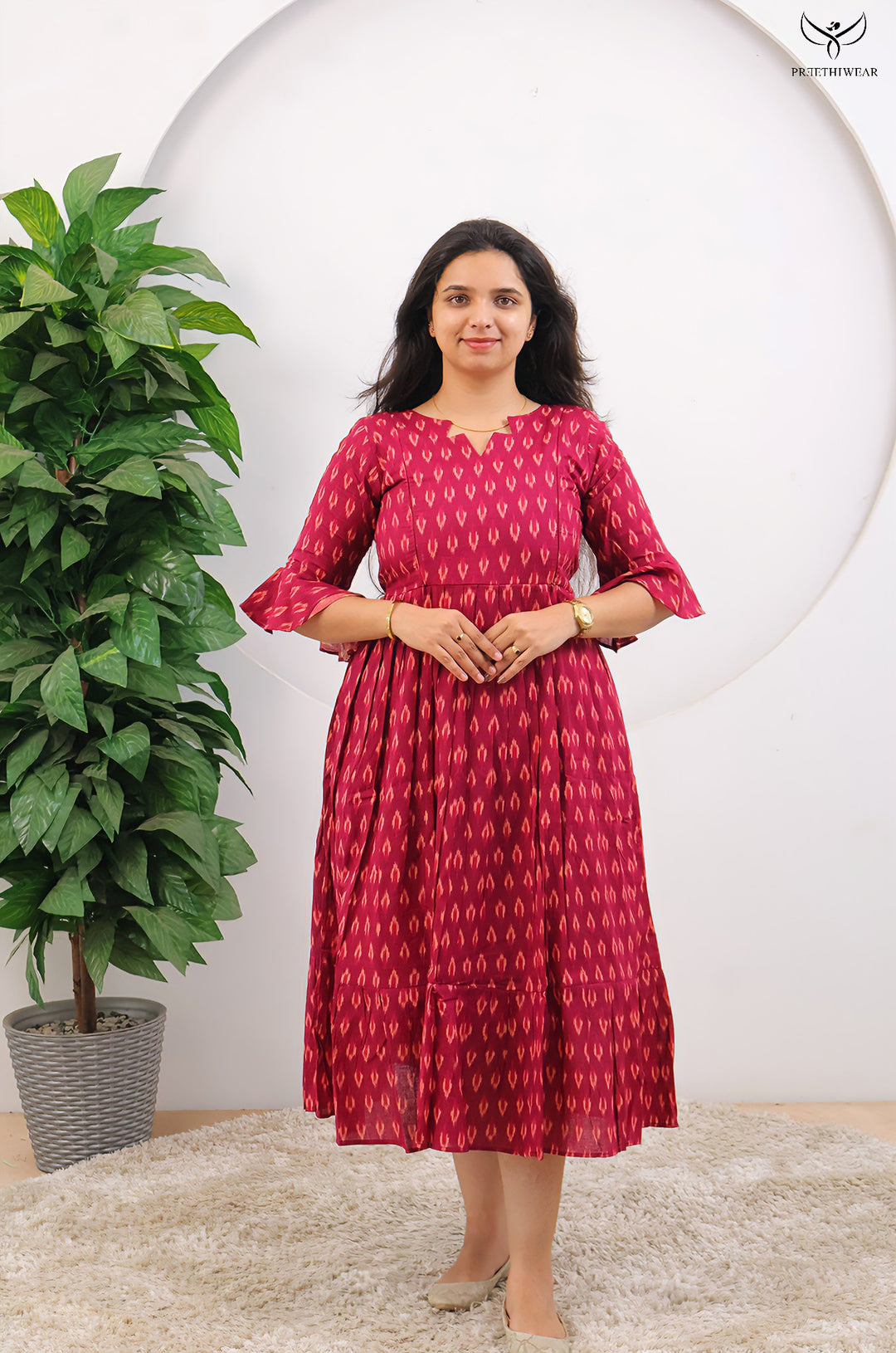 Preetha1 Maternity Dress