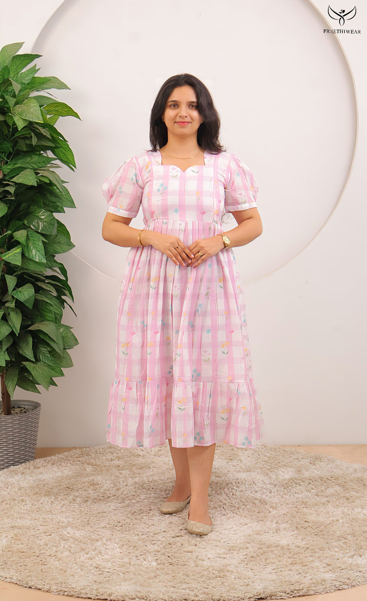 Poovizhi2 Maternity Dress