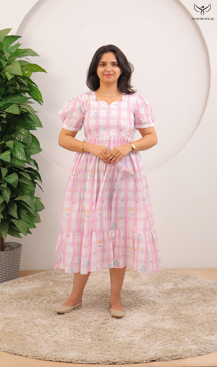 Poovizhi2 Maternity Dress