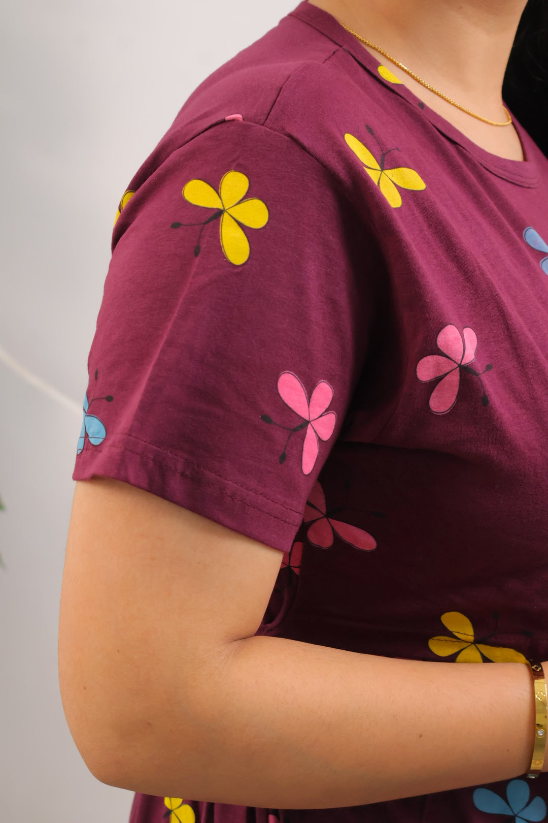 Lalu SoftCotton Full Length Maternity Loungewear