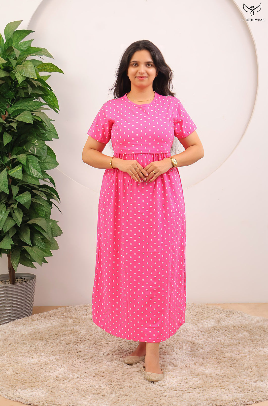Jhala SoftCotton Full Length Maternity Loungewear