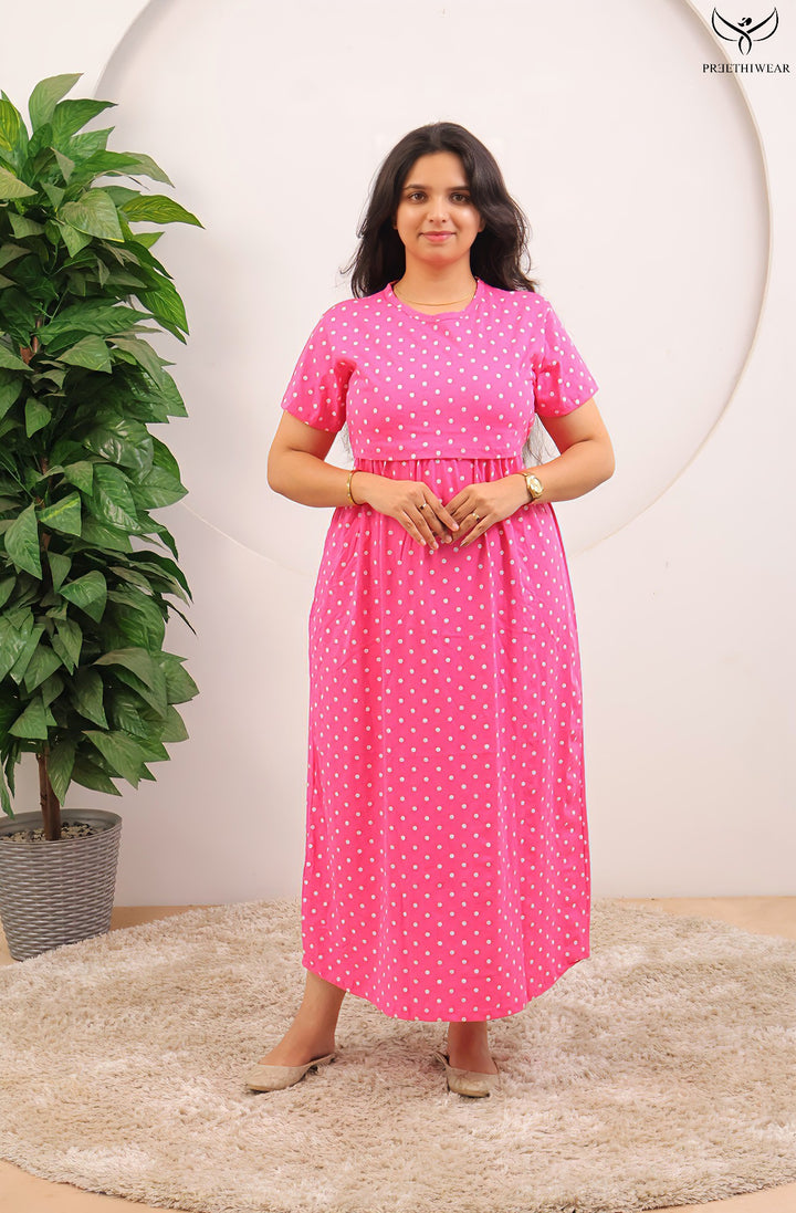Jhala SoftCotton Full Length Maternity Loungewear