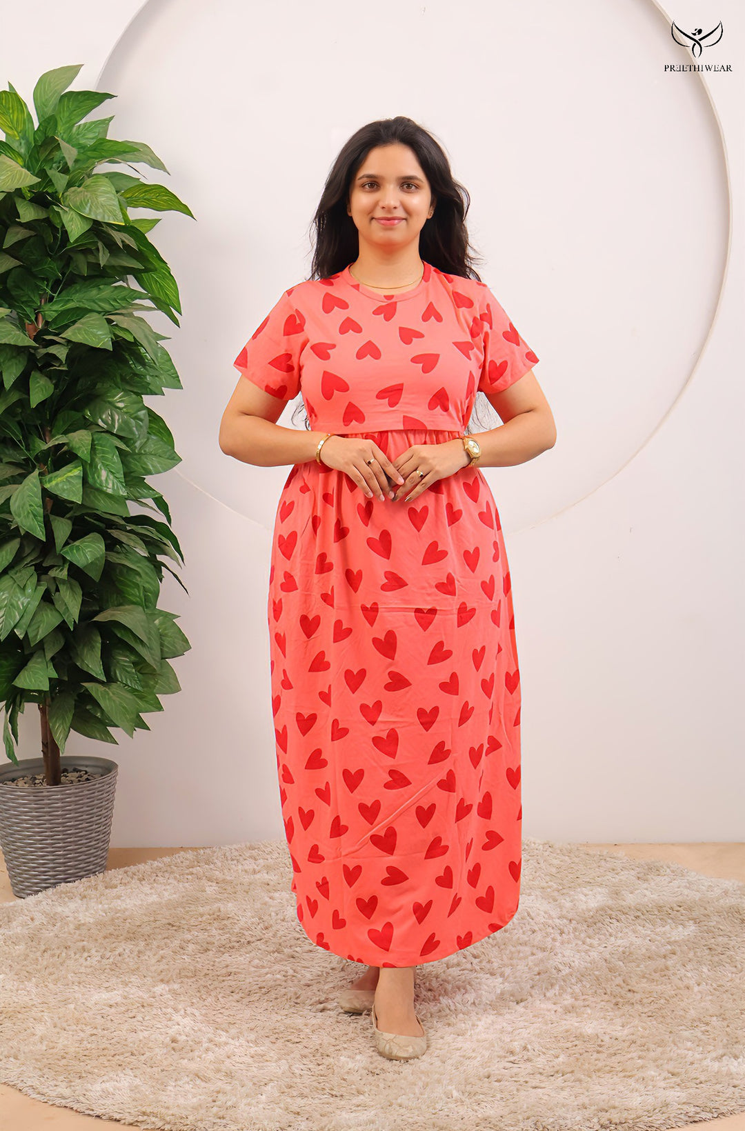 Athina SoftCotton Full Length Maternity Loungewear