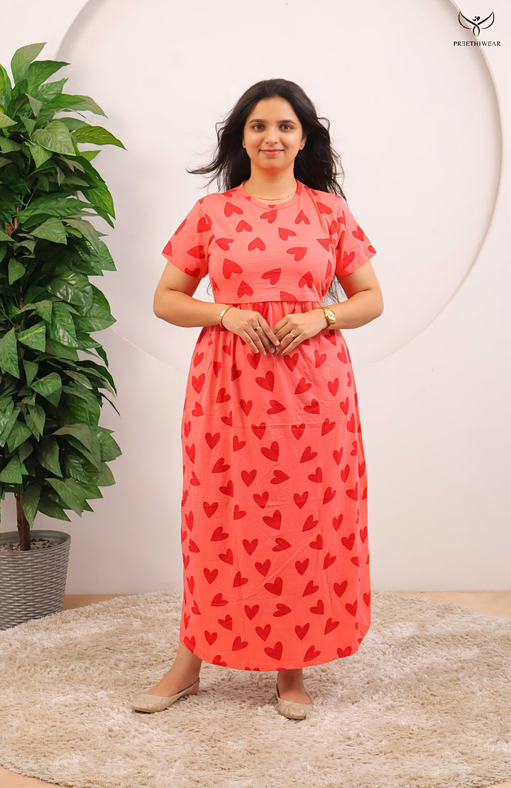 Athina SoftCotton Full Length Maternity Loungewear