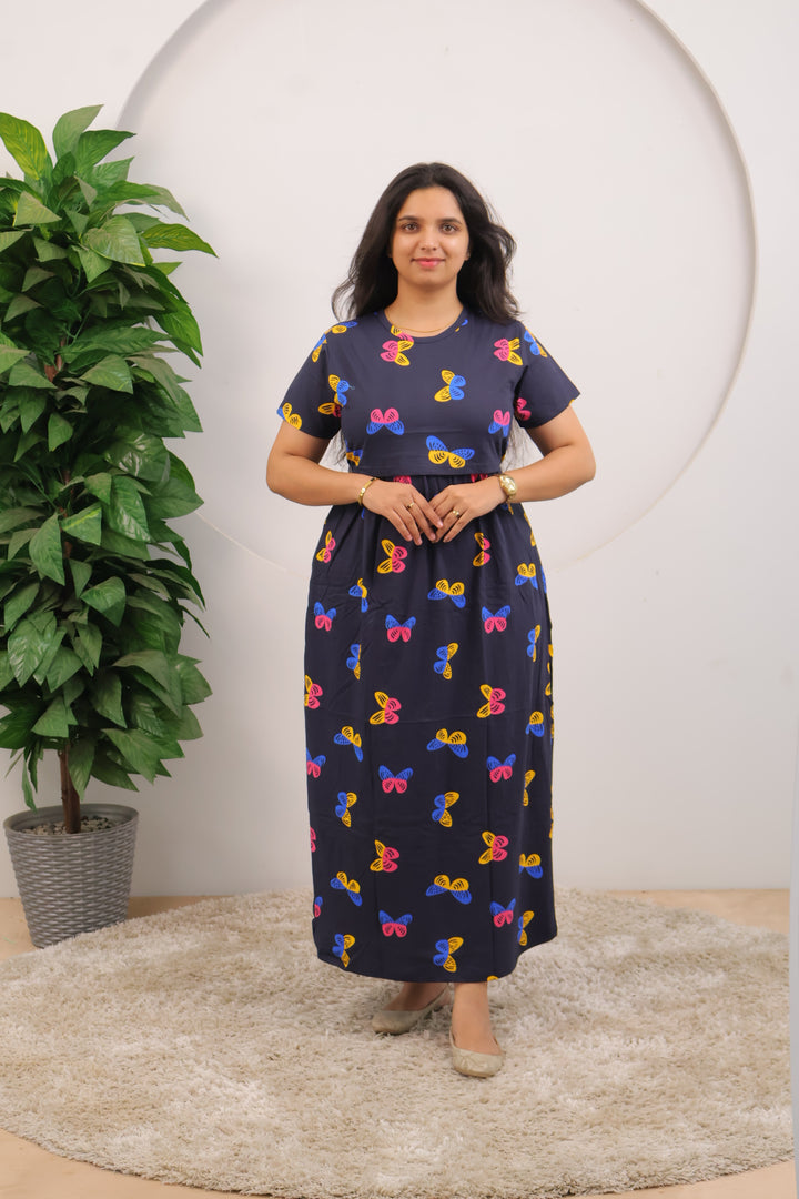 Anusrita SoftCotton Full Length Maternity Loungewear