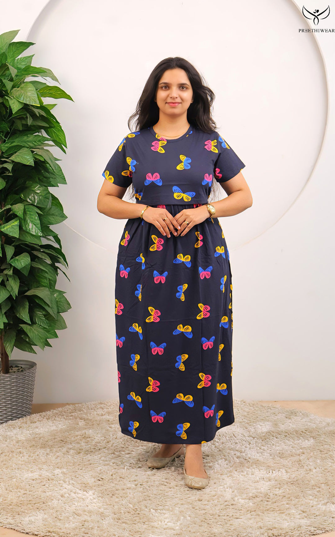 Anusrita SoftCotton Full Length Maternity Loungewear