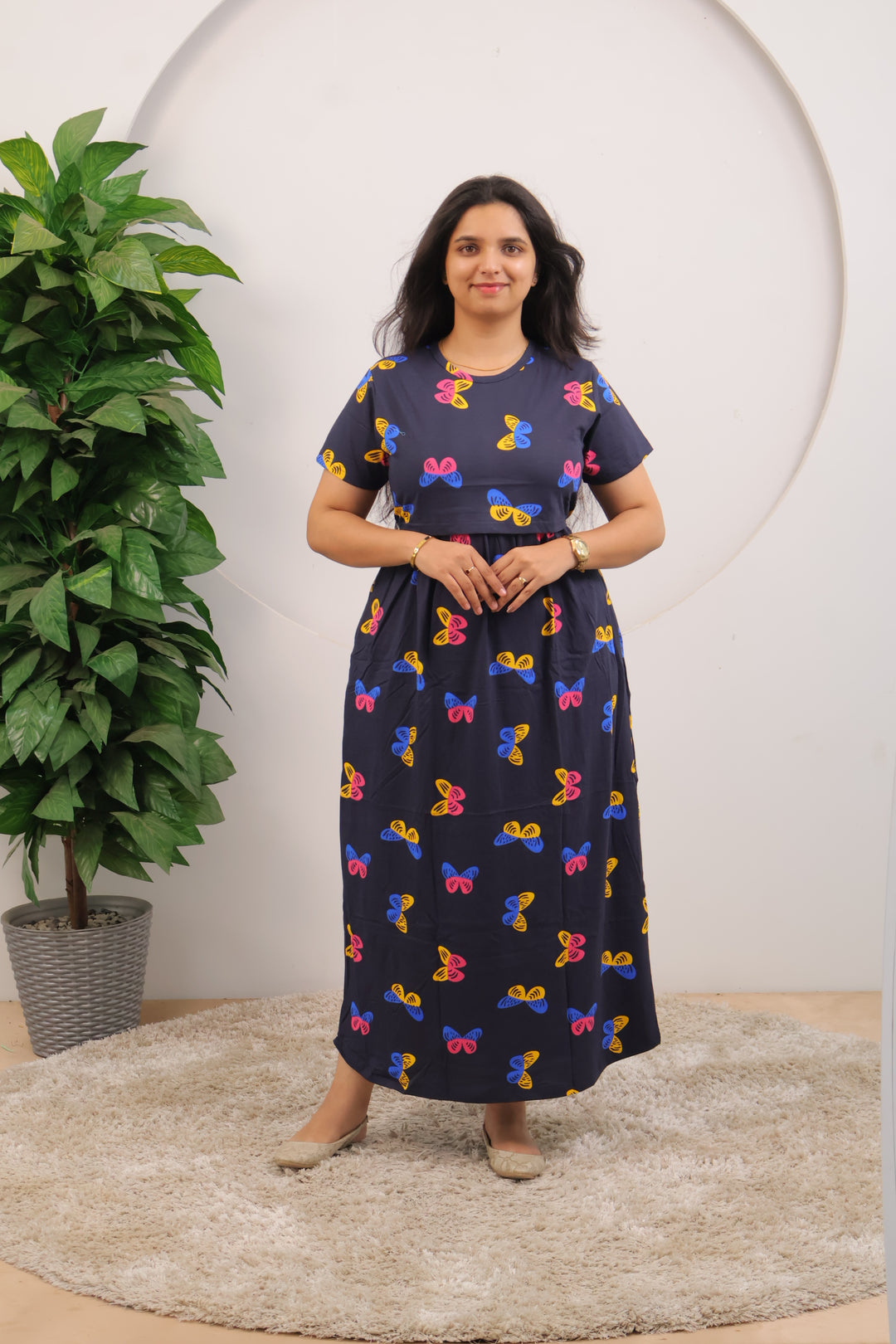 Anusrita SoftCotton Full Length Maternity Loungewear