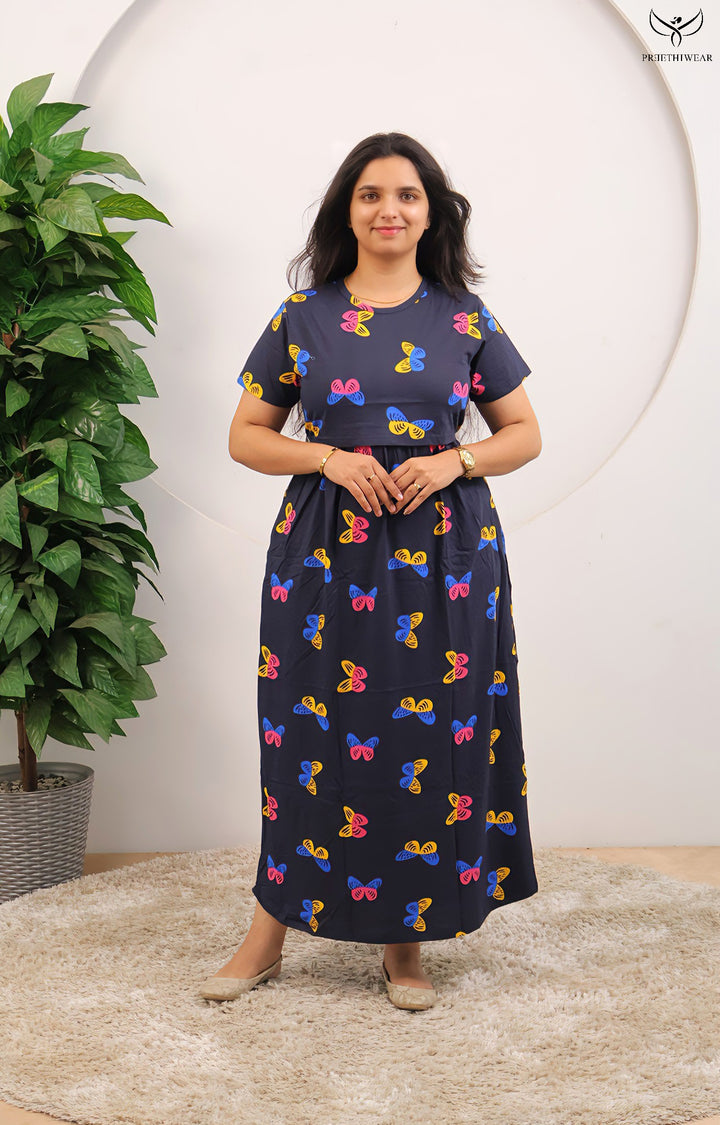 Anusrita SoftCotton Full Length Maternity Loungewear