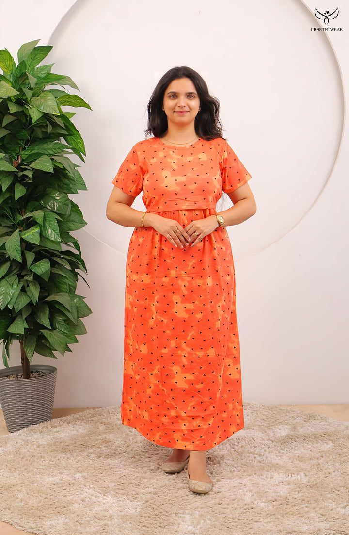 Richa1 SoftCotton Full Length Maternity Loungewear
