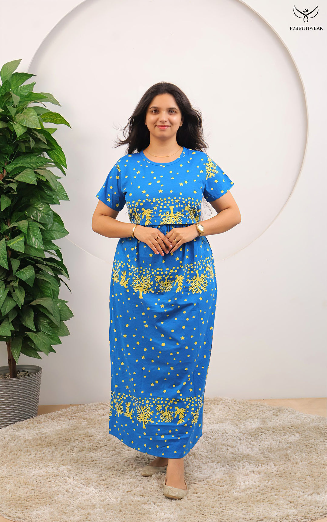 Sherin SoftCotton Full Length Maternity Loungewear