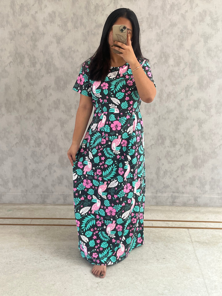 Gayathri SoftCotton Full Length Maternity Loungewear