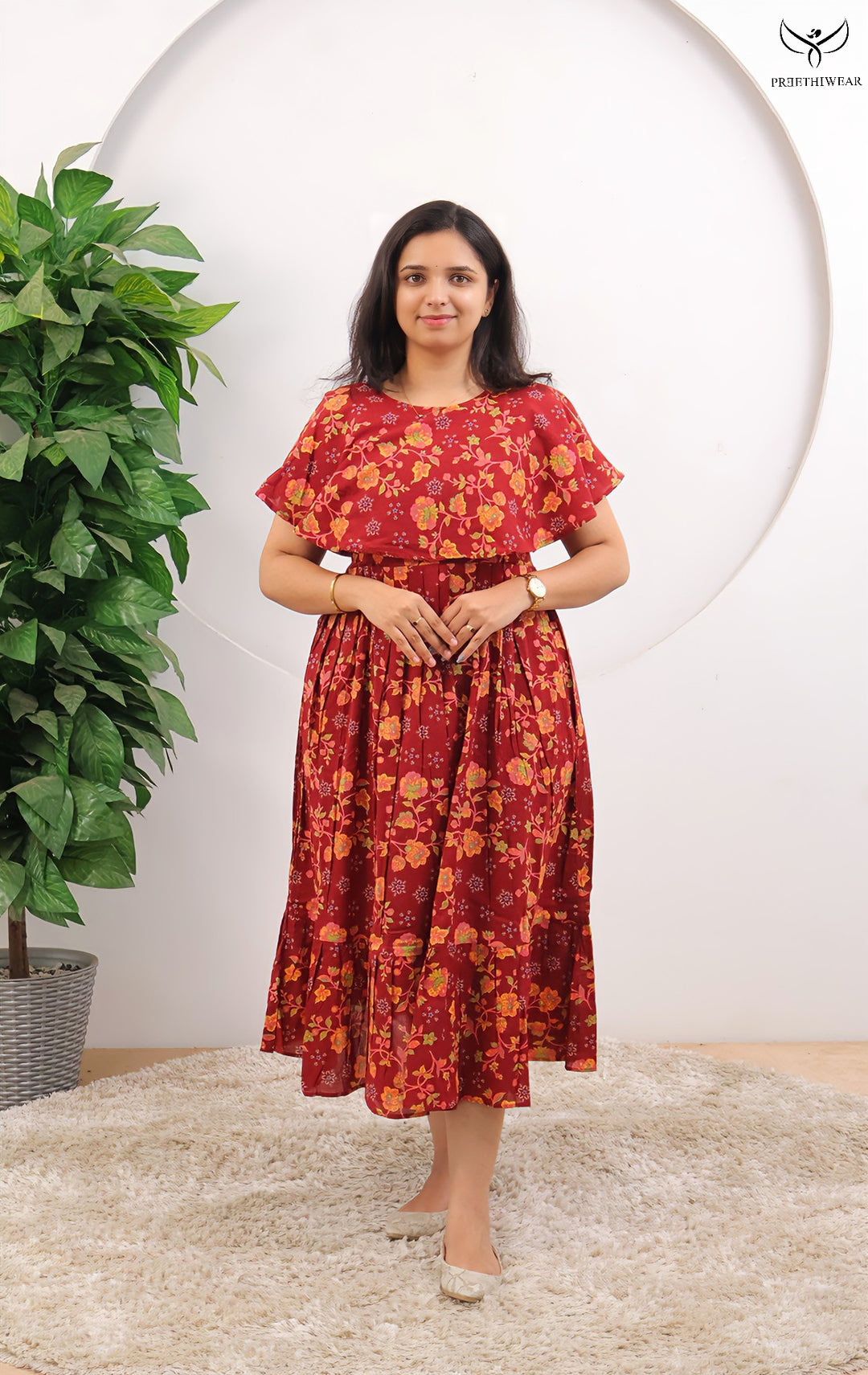 Nikhila Maternity Dress