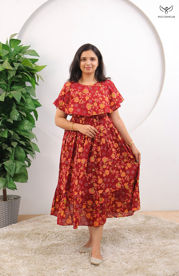 Nikhila Maternity Dress