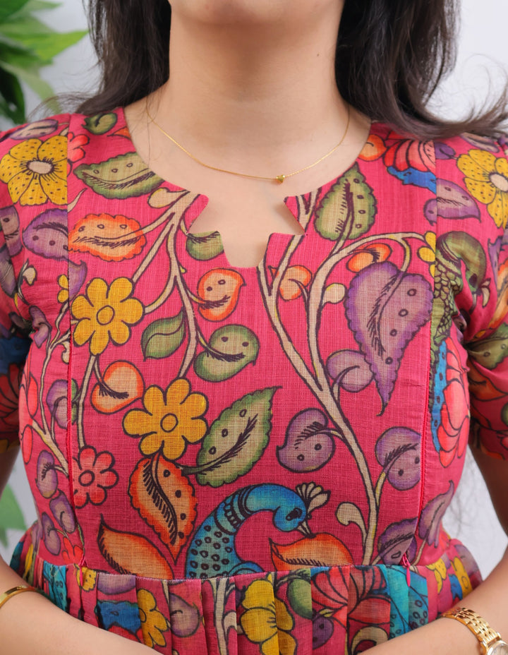Fathima Kalamkari  Maternity Dress