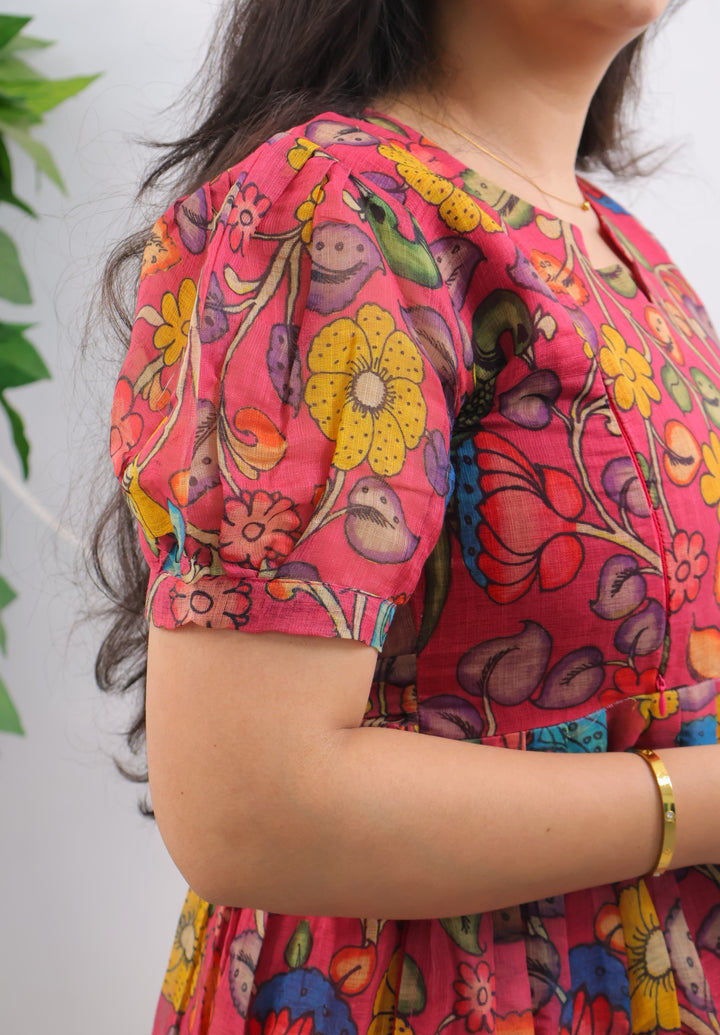 Fathima Kalamkari  Maternity Dress