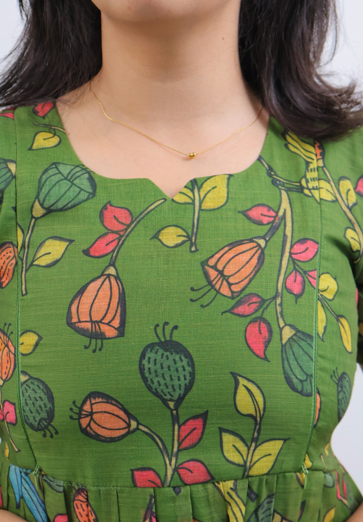 Smita4 Kalamkari  Maternity Dress