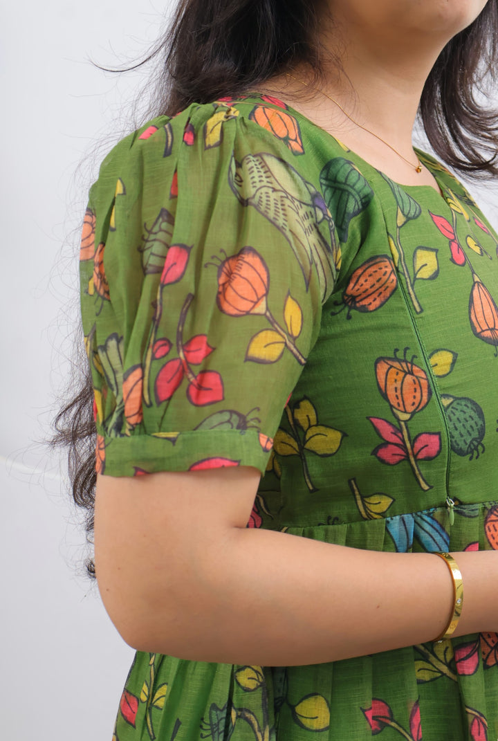 Smita4 Kalamkari  Maternity Dress