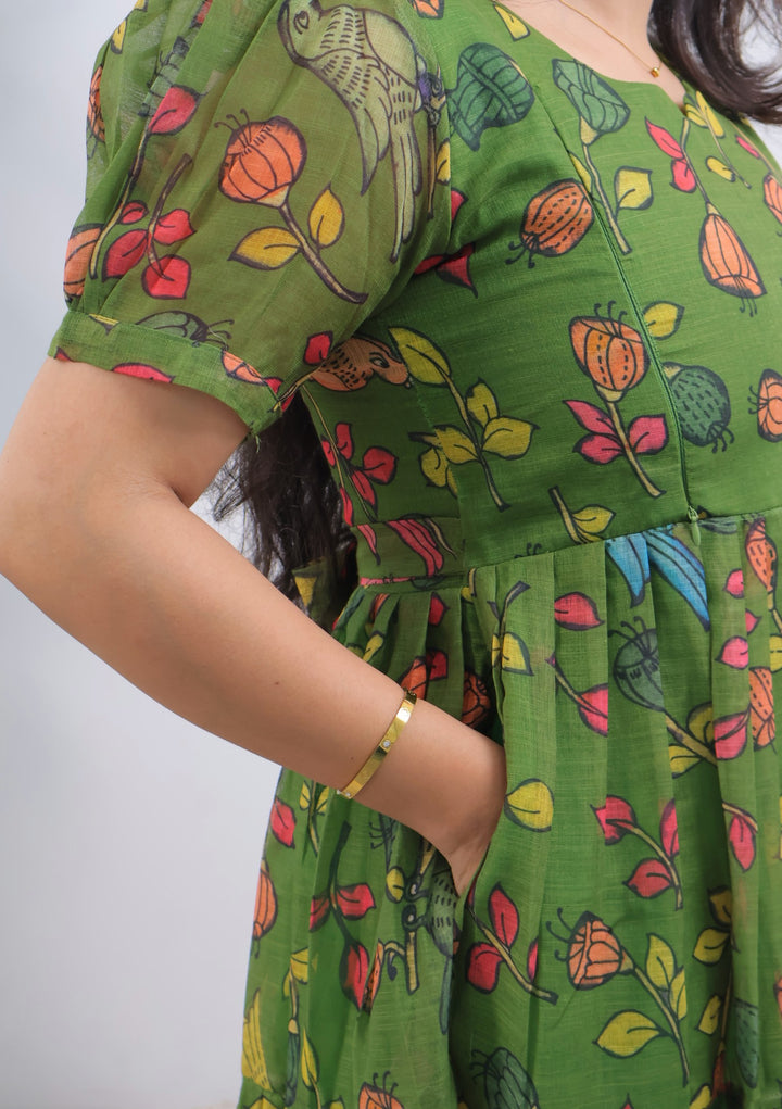 Smita4 Kalamkari  Maternity Dress
