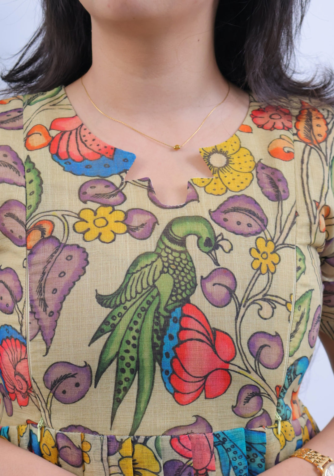 Rachana1 Kalamkari  Maternity Dress