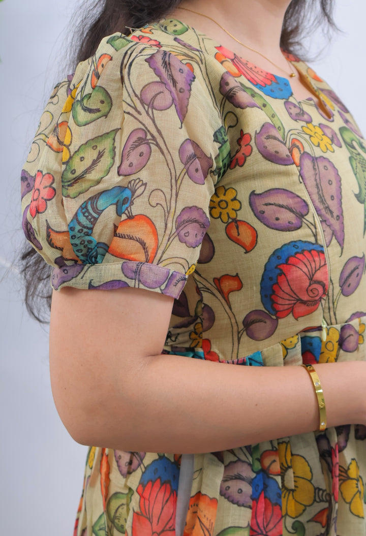 Rachana1 Kalamkari  Maternity Dress