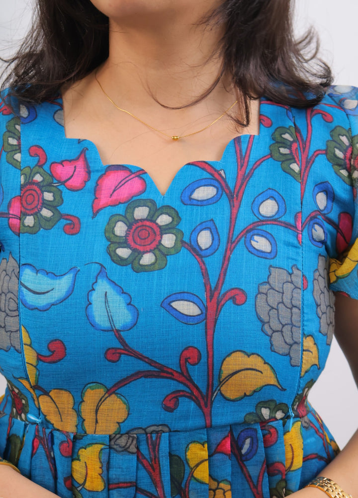 Akansha Kalamkari  Maternity Dress