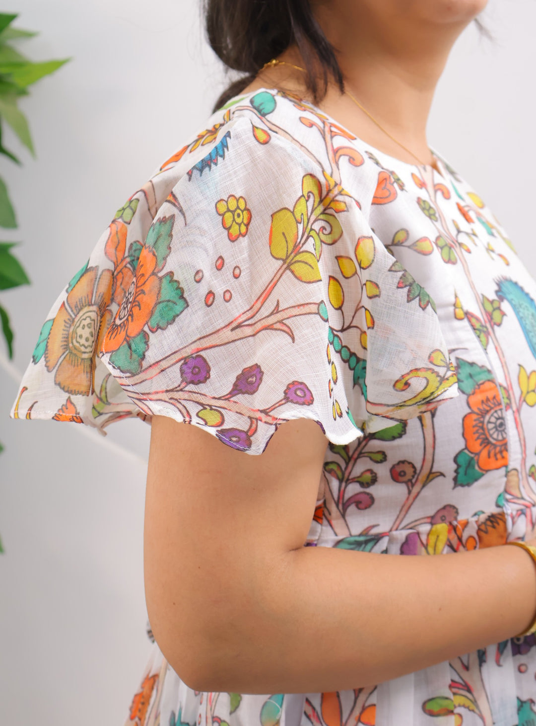 Nilofar Kalamkari Maternity Dress