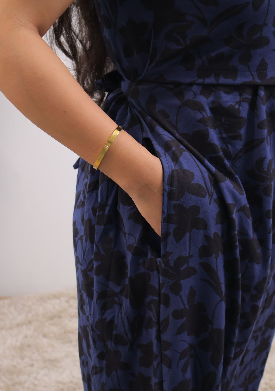 Reshma3 SoftCotton Full Length Maternity Loungewear