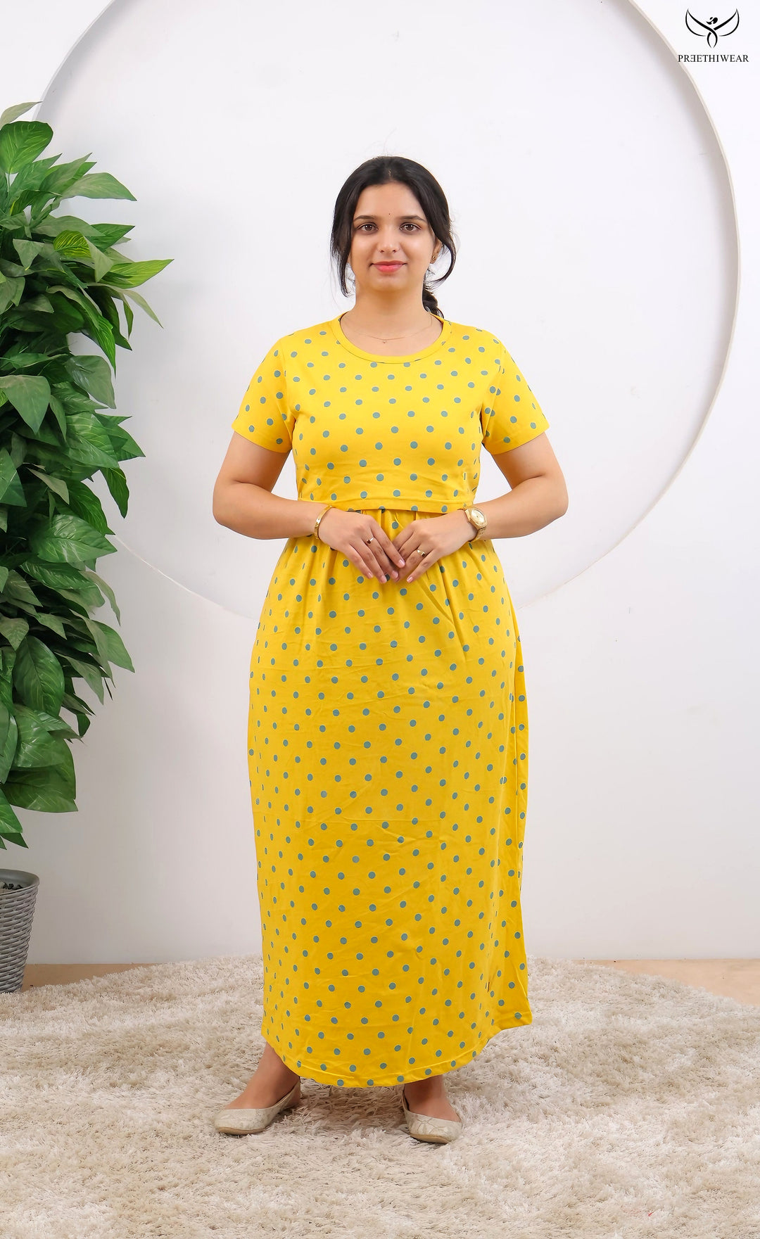 Sravya1 SoftCotton Full Length Maternity Loungewear