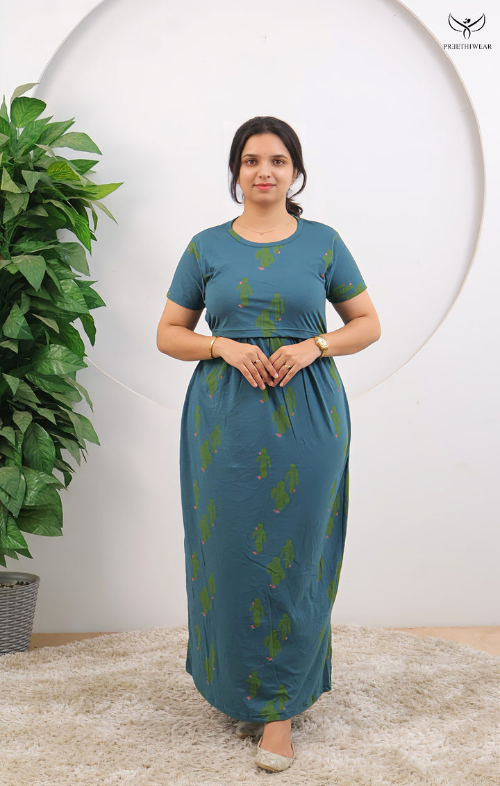 Auxilia SoftCotton Full Length Maternity Loungewear