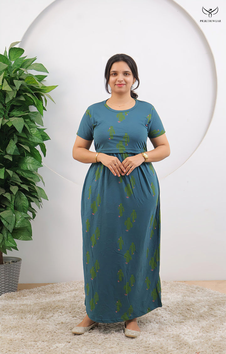 Auxilia SoftCotton Full Length Maternity Loungewear