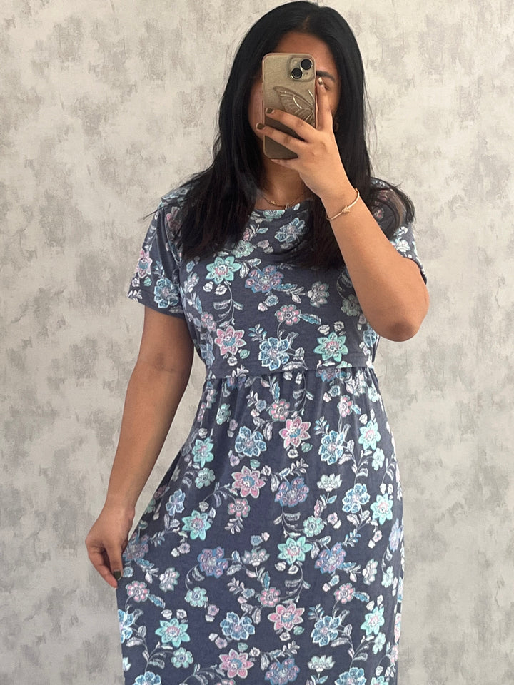 Saranya  Lightweight SoftCotton Full Length Maternity Loungewear