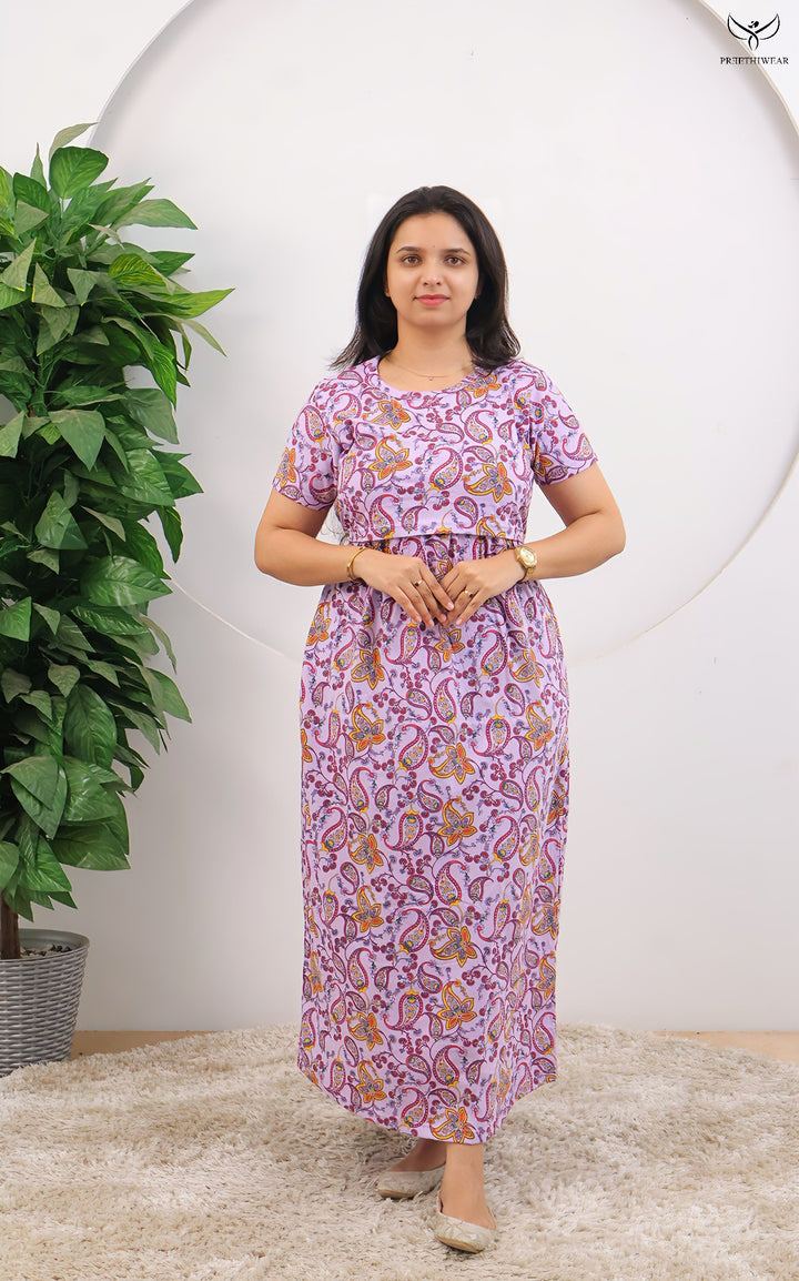Kasturi1 SoftCotton Full Length Maternity Loungewear