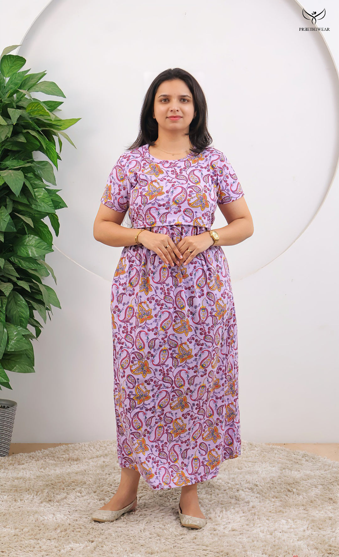 Kasturi1 SoftCotton Full Length Maternity Loungewear