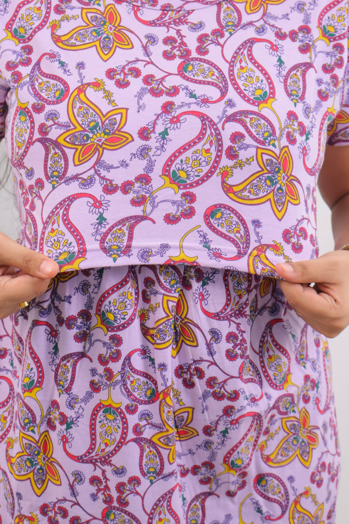 Kasturi1 SoftCotton Full Length Maternity Loungewear